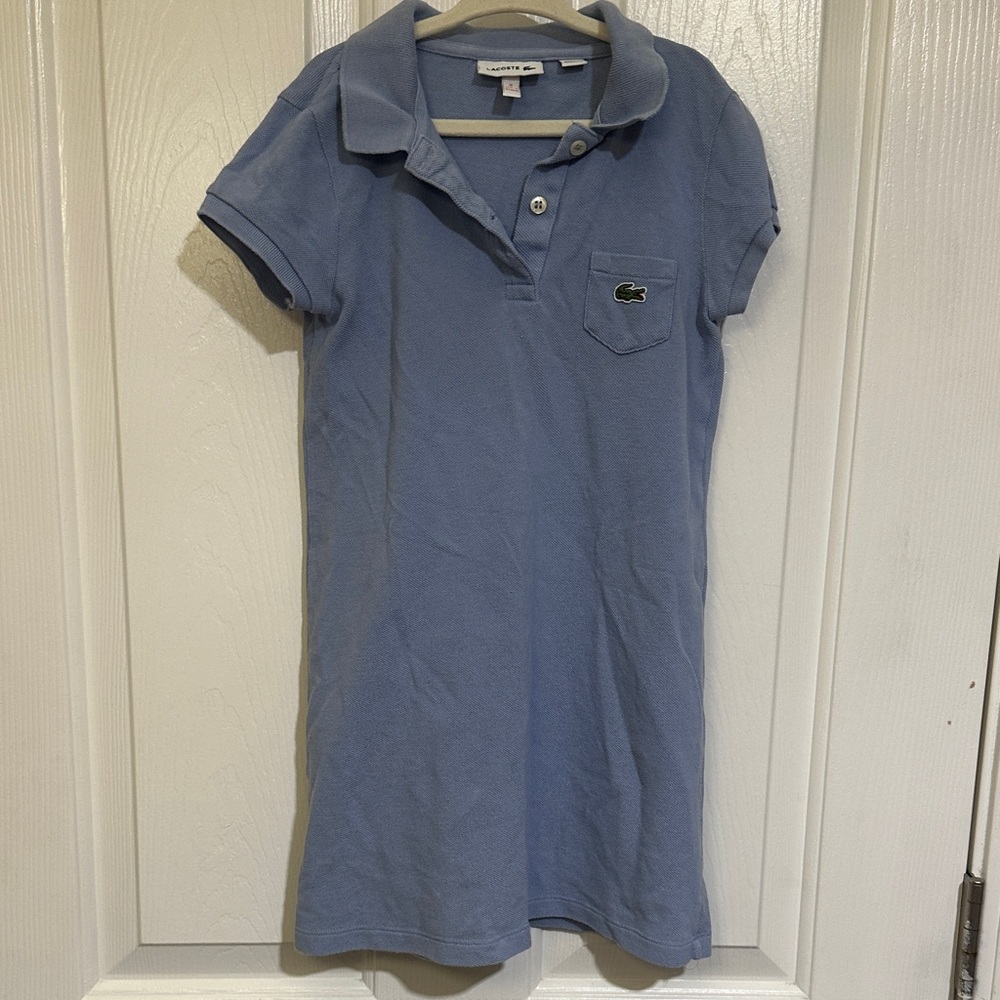 Lacoste Light Blue Polo Dress